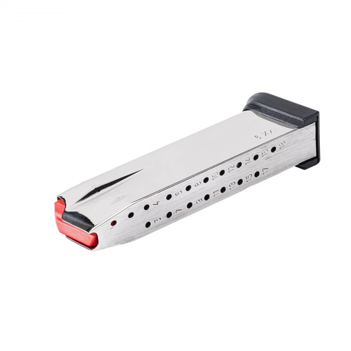 Uyguna-Yakala Uçar Arms MX9 Krom Tabanca Şarjörü (SPRINGFIELD XD9 / HS 2000)