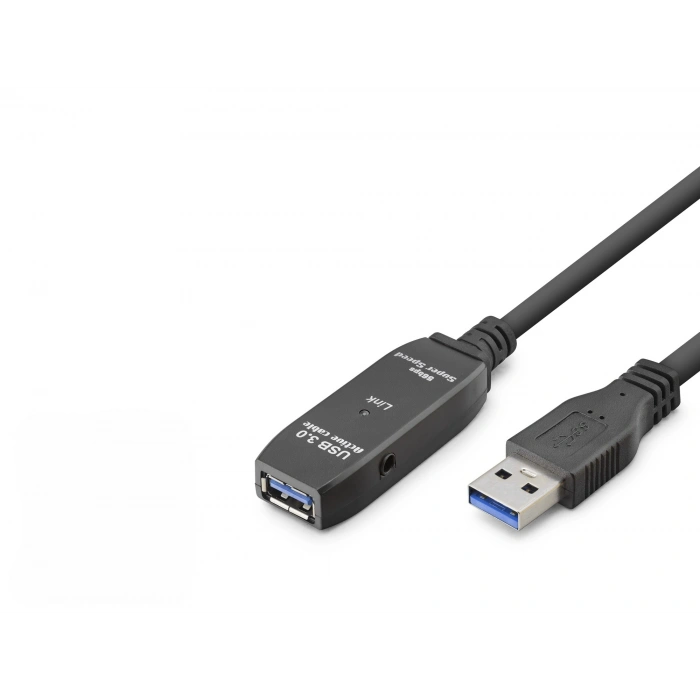 Uyguna-Yakala Usb 3.0 Active Repeater Uzatma Kablosu 5 M Siyah HDX7561