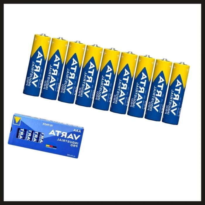Uyguna-Yakala 10lu Paket Endüstriyel Pro Alkaline Aaa İnce Pil-PIL.004