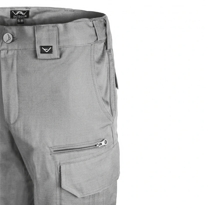 Uyguna-Yakala Vav Tactec-13 Gri Outdoor Pantolon