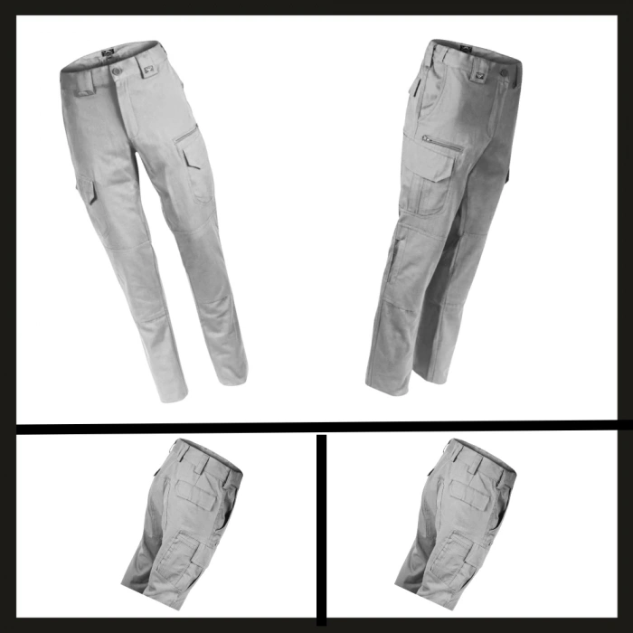 Uyguna-Yakala Vav Tactec-13 Gri Outdoor Pantolon