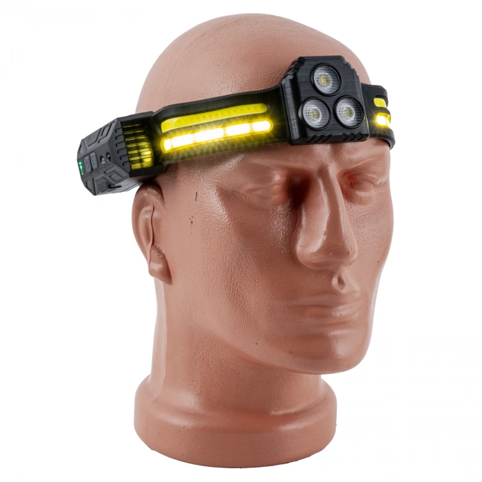 Uyguna-Yakala Wison Profesyonel Kafa Feneri - Şarjlı - Çok Fonksiyonlu - Sensörlü