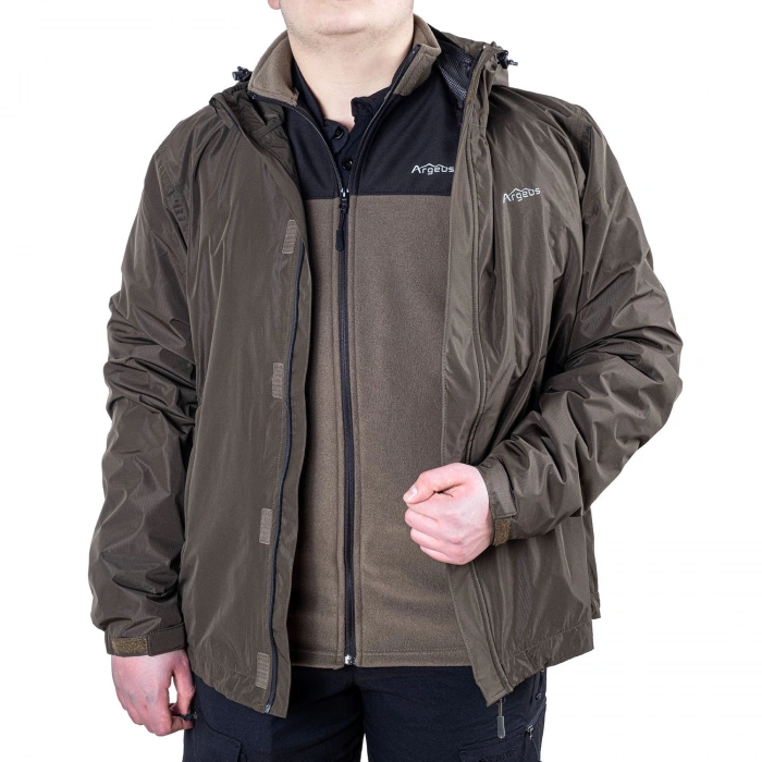 Uyguna-Yakala Haki Su Geçirmez Yağmurluk Ceket - MFM.650