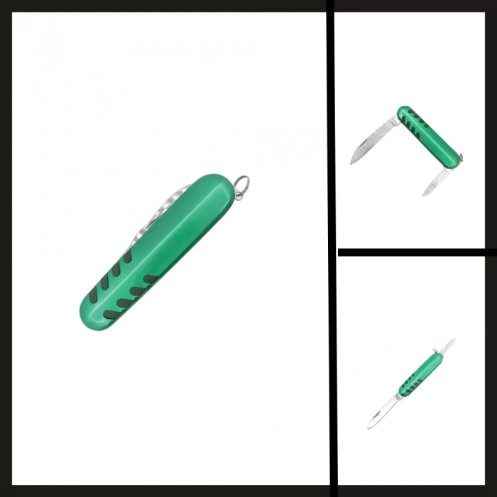 Uyguna-Yakala Yeşil (k5017-8) Çift Ağızlı Cep Çakısı-CAK.426