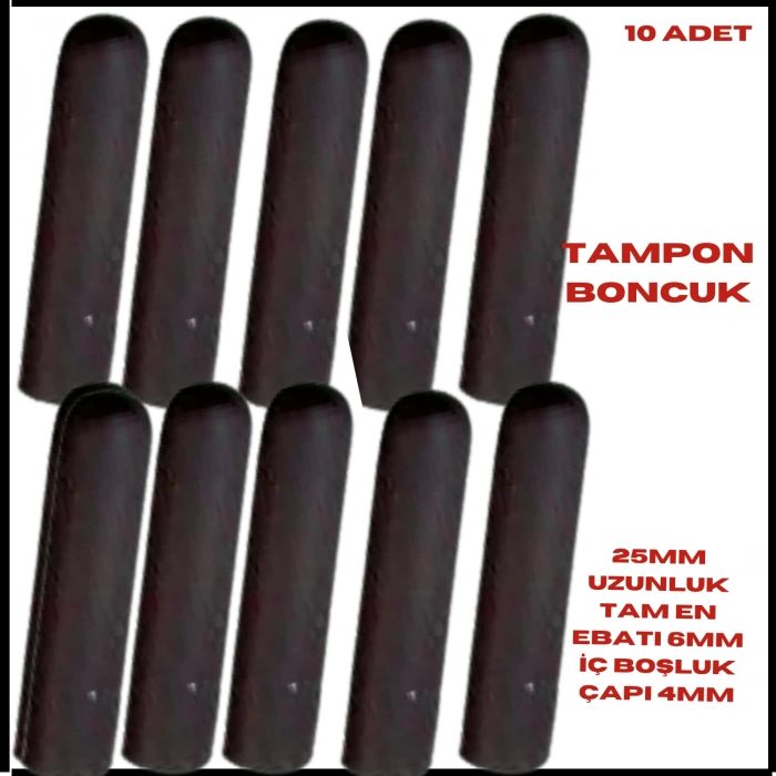 Uyguna-Yakala Yeşil Tampon Boncuk 25 Mm 4/6 Mm (10 Pcs) -OOM.057