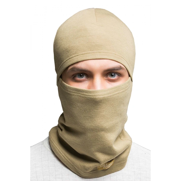 Uyguna-Yakala Yetişkin Kar Maskesi - Thermoform - Heavy - Kum