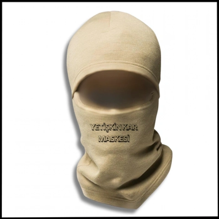 Uyguna-Yakala Kum  Yetişkin Kar Maskesi -1014-K