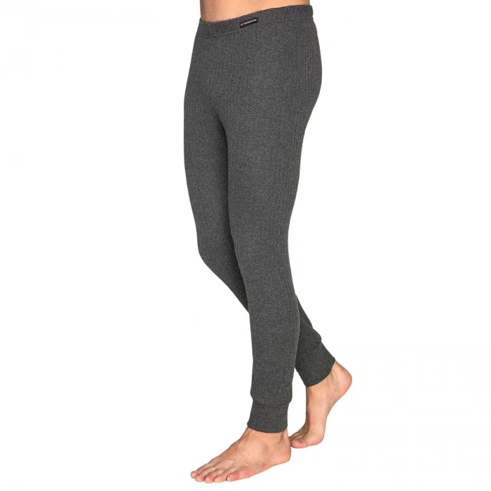 Uyguna-Yakala Yetişkin Termal Alt İçlik - Thermoform - Soft Unisex - Antrasit