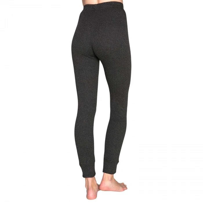 Uyguna-Yakala Yetişkin Termal Alt İçlik - Thermoform - Soft Unisex - Antrasit