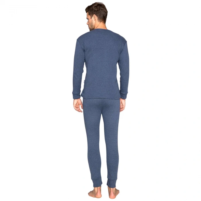 Uyguna-Yakala Yetişkin Termal İçlik Set - Thermoform - Artica Unisex - Lacivert