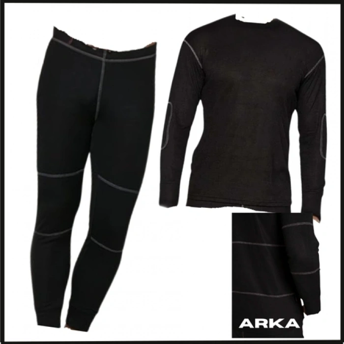 Uyguna-Yakala Yetişkin Termal İçlik - Thermoform - Active Plus - Siyah