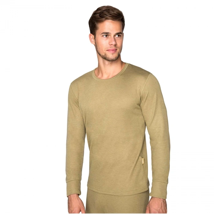 Uyguna-Yakala Yetişkin Termal İçlik - Thermoform - Active Ribana - Kum