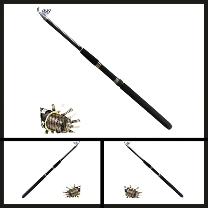 Uyguna-Yakala 2.40 Mt 5-25 Atar Teleskopik Carbon Kamış-KMŞ.457