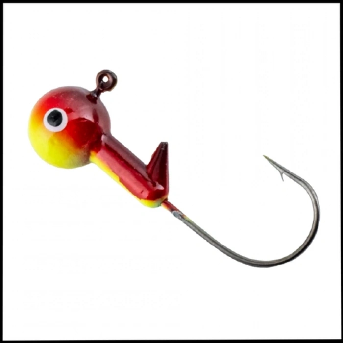 Uyguna-Yakala Sarı Kırmızı - 21 Gr- Kurşunlu Olta İğnesi- Zoka -ALA.185