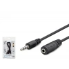 3.5 Mm Aux Uzatma Kablosu 1.2 M - Siyah HDX1004