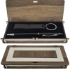 Ahşap Kutulu Siyah Kalem ve Anahtarlık Set