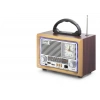 Bluetooth Nostaljik Hoparlör Fm Retro Saatli 20 X 10.2 X 14.5 Cm NS8890BT