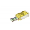 Cat6E Ez Rj45 Metal Konnektör 100 Adet Plastik Kutu - Sarı ND2416