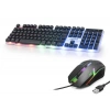 Klavye Ve Mouse Seti Led - Siyah KGC10