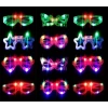 Led Işıklı Karışık 6 Model Yanar Söner Parti Gözlüğü 12 Adet