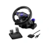 Oyuncu Direksiyon Seti 180° 3In1 Ps3/Ps2/Pc Siyah VW9803