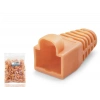 Rj45 Konnektör Papuç - 100 Adet Turuncu / Ekonomik Poşet Paket ND2432