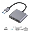 Usb To Hdmi+Vga 1080 P Hd09 ZR650