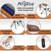 Uyguna-Yakala 4 Adet Katlanır Kamp Sandalyesi ve Alüminyum Masa Seti - Aero Dark - Kum