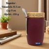 Uyguna-Yakala 500 ml Bordo Çelik Yemek Termosu-ERM.205