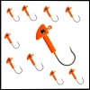 Uyguna-Yakala 6 gr - Turuncu -Kurşunlu  Olta İğnesi Zoka -10 Adet ALA.241