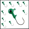Uyguna-Yakala 6 gr -Yeşil  -Kurşunlu  Olta İğnesi Zoka -10 Adet ALA.285