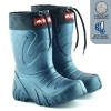Uyguna-Yakala Eva Çocuk Yağmur Çizmesi  Kürklü Lacivert-ME.056