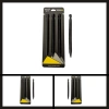 Uyguna-Yakala  18 Cm Siyah 4 Adet Alpinist Alüminyum 6061 Çadır Kazığı-DIR.086