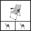 Uyguna-Yakala Kül Gri (a-14) Argeus Rock Katlanabilir Kamp Sandalyesi Bardaklı-TAB.090