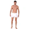 Uyguna-Yakala Bambu Erkek Boxer Short - Thermoform - Beyaz