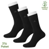 Uyguna-Yakala Bambu Erkek Soket Çorap - 3 Çift - Dikişsiz - Biga - 17619 - Set 3