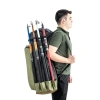 Uyguna-Yakala Euro Fish Kamış Çantası Boru Tipi Haki-Siyah 80 cm (38006)