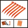 Uyguna-Yakala 23cm 6 Adet  Arancio ABS Çadır Kazığı-DIR.134