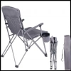 Uyguna-Yakala Gri Katlanabilir Kamp Sandalyesi-2170