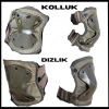 Uyguna-Yakala Haki Koruyucu Dizlik Dirseklik Set -GER.075