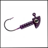 Uyguna-Yakala Jighead - Zoka - Kurşunlu Olta İğnesi - (XH-A 06) - Mor - 7 Gr