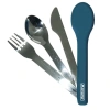 Uyguna-Yakala Kamp Çatal&Kaşık&Bıçak Seti - Seyehat Seti - Orcamp - Mavi (OUT-1970)