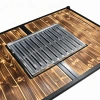 Uyguna-Yakala Katlanabilir Mangal Masa - Krom Izgaralı - 100cm*70cm*65cm