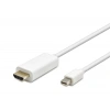 Uyguna-Yakala Mini Displayport To Hdmi Görüntü Kablosu 1.8 M Beyaz HDX7759