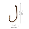 Uyguna-Yakala Olta İğnesi - Maruto - NS4310 - Bronz - No: 6/0 (10lu Paket)