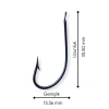 Uyguna-Yakala Olta İğnesi - Mustad - 2300 - Lacivert - No: 10 (25li Paket)