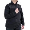 Uyguna-Yakala Fermuarlı Cep Polar Ceket Siyah Softshell Omuz - KAB.738