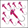Uyguna-Yakala  Pembe - 6 Gr  Zoka - Kurşunlu Olta İğnesi  - 10 Adet-ALA.235