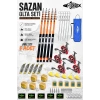 Uyguna-Yakala Profesyonel 5’li Sazan Olta Takımı - 3.30MT- Kırılmaz Kamış Metal Kafa Makine