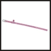 Uyguna-Yakala 10mm*30cm Pembe Taşlı Kedi-köpek Tasması-SMA.305